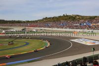 Tribune JAUNE <br />MotoGP Valence <br /> Circuit Cheste