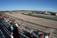 Tribune BLANCHE <br /> Motogp CHESTE <br /> GP Valence