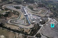 stationnement motos <br/> Circuit de Jerez <br/> Moto GP Espagne