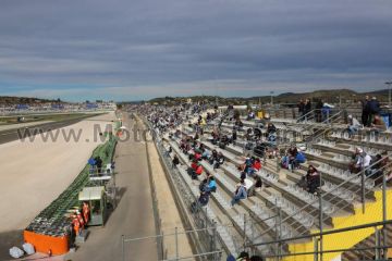 Tribune JAUNE <br />Circuit Cheste<br />MotoGP Valence