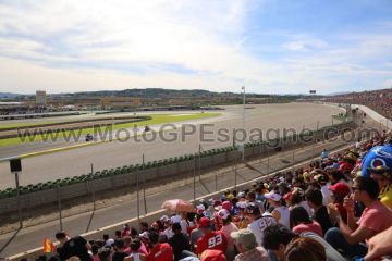 Tribune VERTE <br />Circuit Cheste<br />MotoGP Valence