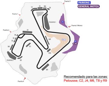 Parking motos GP Jerez