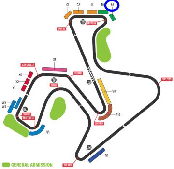 Entrée en Tribune T8 Moto GP Jerez