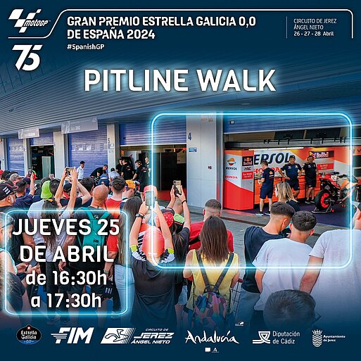 Pitlane Walk JEUDI Circuit de Jerez-Angel Nieto