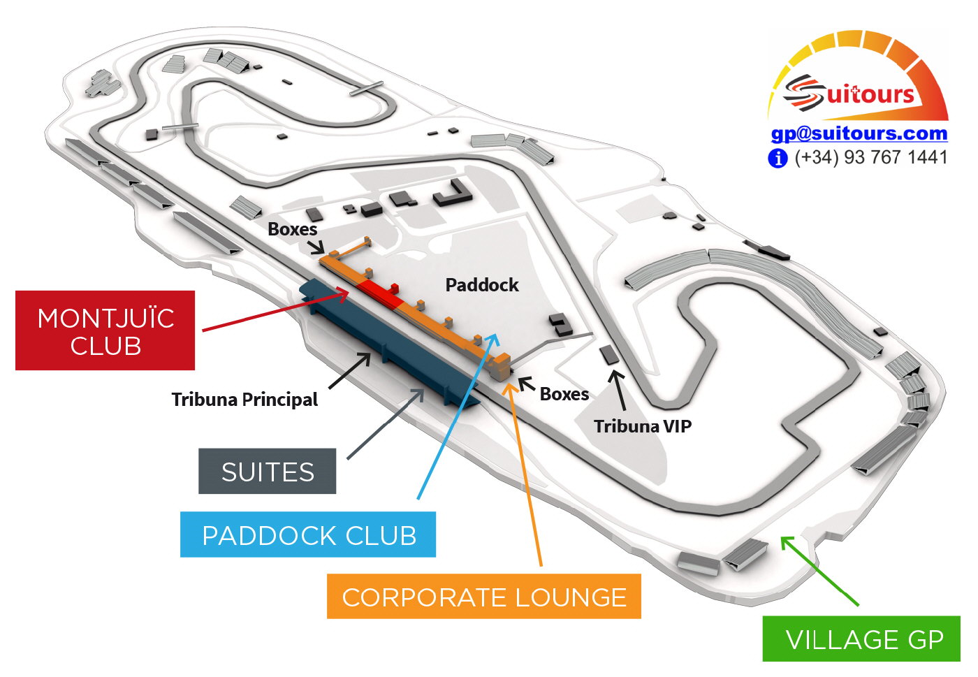 zones VIP Circuit de Barcelona-Catalunya